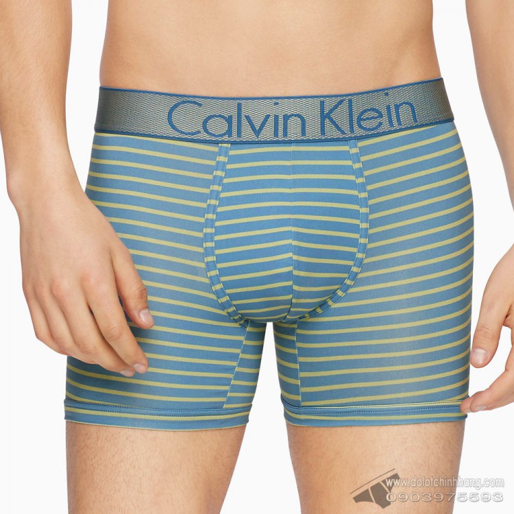 Quần lót nam Calvin Klein NB1296 Customized Stretch Micro Boxer Brief Tempe  Blue