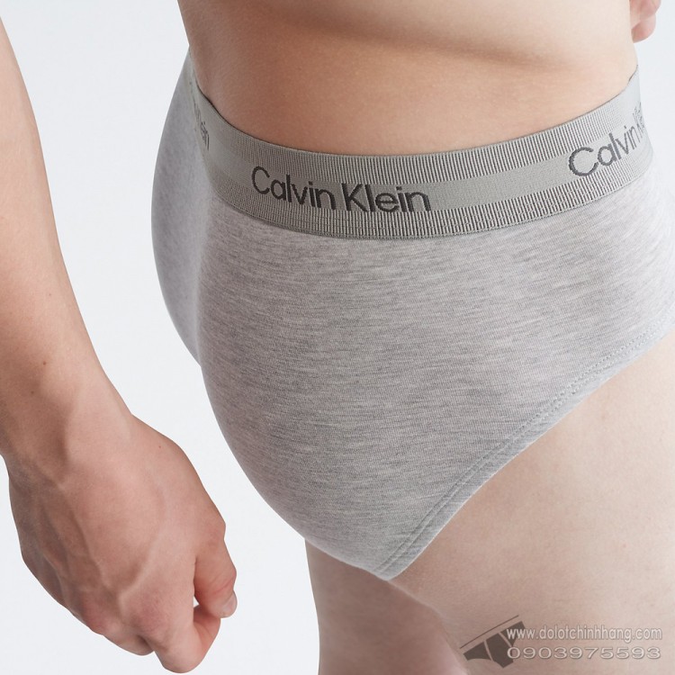 Quần lót nam Calvin Klein NB2985 Ultra Soft Modern Modal Hip Brief Grey  Heather